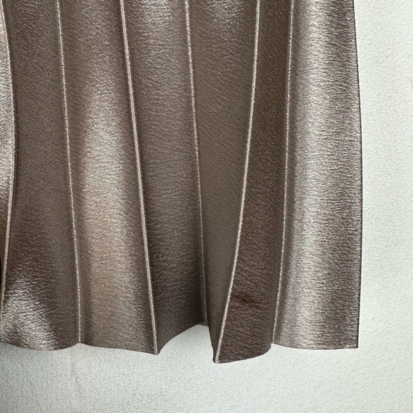 Banana Republic Metallic Pleated Midi Skirt Party Office - Picture 6 of 6